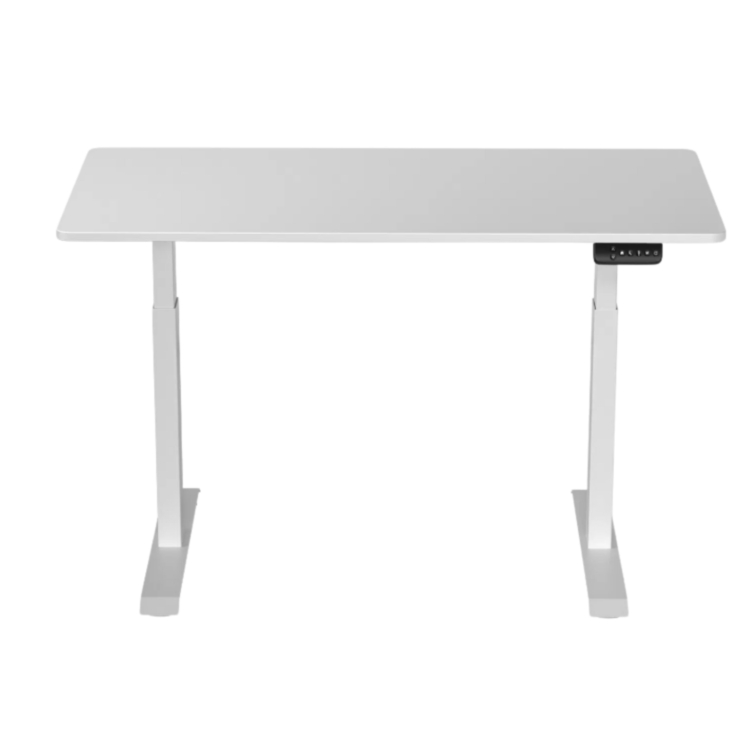 DESKIT ErgoLift Pro Dual Sit Stand Desk - Alpine White/White