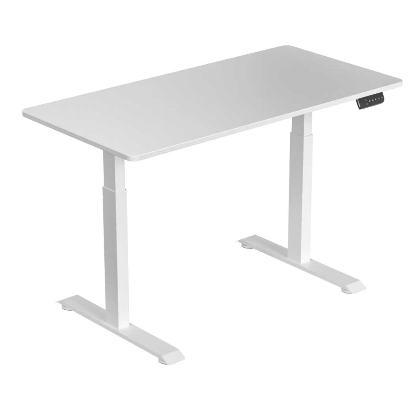 DESKIT ErgoLift Pro Dual Sit Stand Desk - Alpine White/White