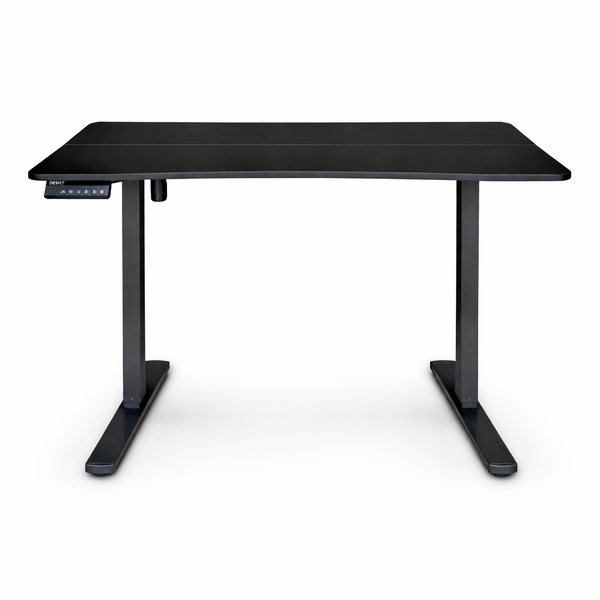 1.2 Metre Single Motor Sit Stand Desk - Black (Radian edge)
