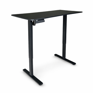 1.2 Metre Single Motor Sit Stand Desk - Black (Radian edge)