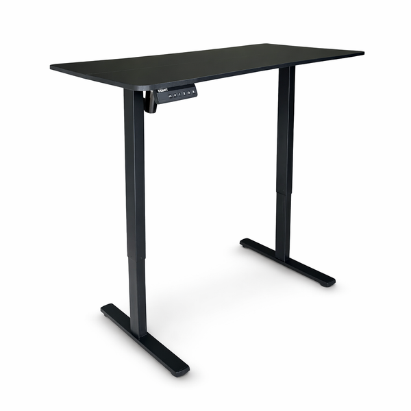 1.2 Metre Single Motor Sit Stand Desk - Black (Radian edge)
