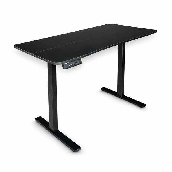 1.2 Metre Single Motor Sit Stand Desk - Black (Radian edge)
