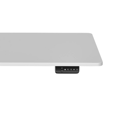 DESKIT ErgoLift Pro Dual Sit Stand Desk - Alpine White/White