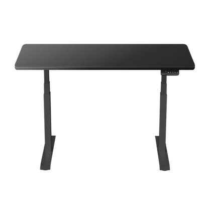 DESKIT ErgoLift Pro Dual Sit Stand Desk - Midnight Black/Black