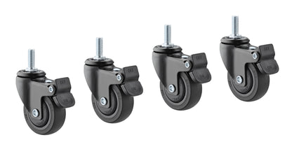 Set of 4 Castor Wheels - Suitable for 1.5 Metre Dual Motor Desk