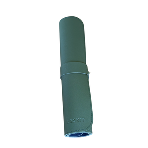 DESKIT Embossed Premium Desk Mat – Forest Green/Navy (80 × 30cm)