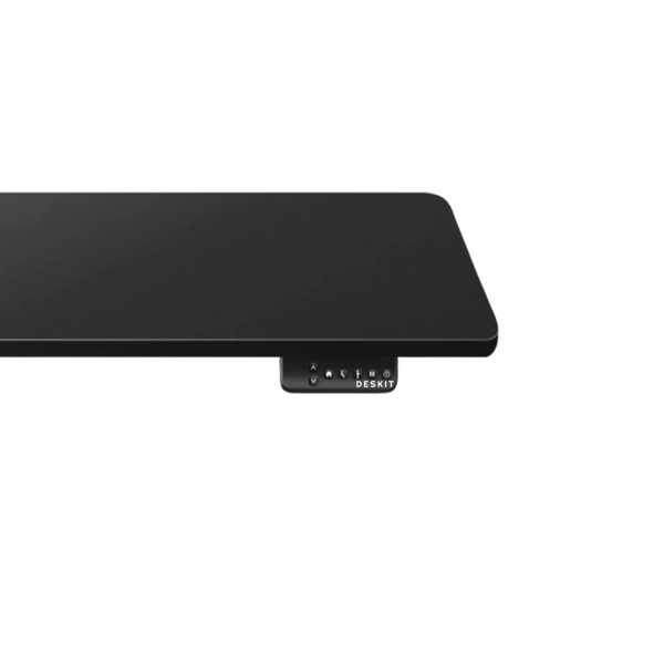 1.4 Metre Dual Motor Sit Stand Desk - Black Frame & Desktop