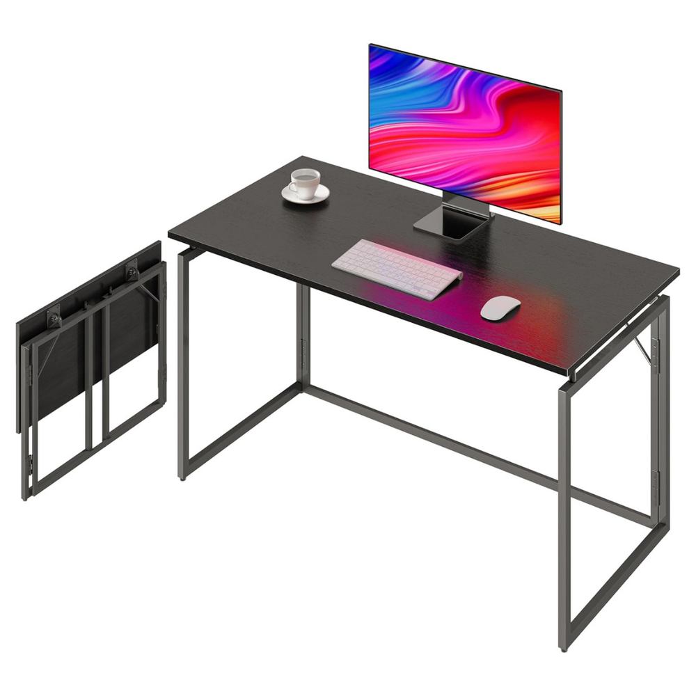 Foldaway Desk - Black/Black