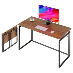 Foldaway Desk - Dark Brown/Black