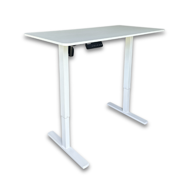 1.2 Metre Single Motor Sit Stand Desk - White